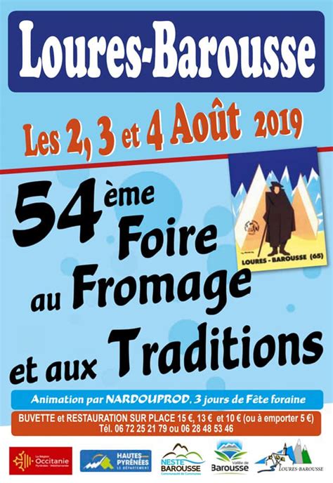 54ème foire aux fromages à Loures Barousse