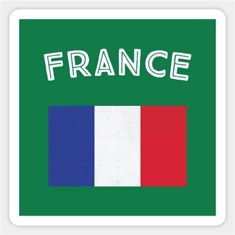 France Flag Sticker | France in 2022 | France flag, Custom stickers ...