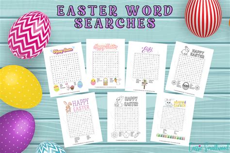 7 Fun Easter Word Search Printables Free Cassie Smallwood