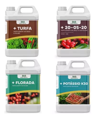 Adubo Para Cafe Kit Fertilizante Npk Turfa Florada