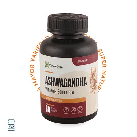 Ashwagandha C Psulas Super Naturista Kukamonga