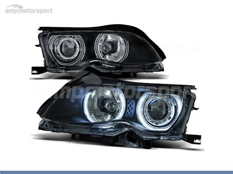 FAROS DELANTEROS OJOS DE ANGEL CCFL PARA BMW SERIE 3 E46 BERLINA