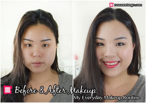 Before and After Makeup: Everyday Asian Makeup Tutorial – roseannetangrs