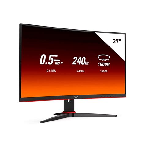 Monitor Gamer 240hz Curvo - Monitor Gamer Curvo 240Hz Full HD 27” AOC - Legend C27G2ZE 2 HDMI 1 ...