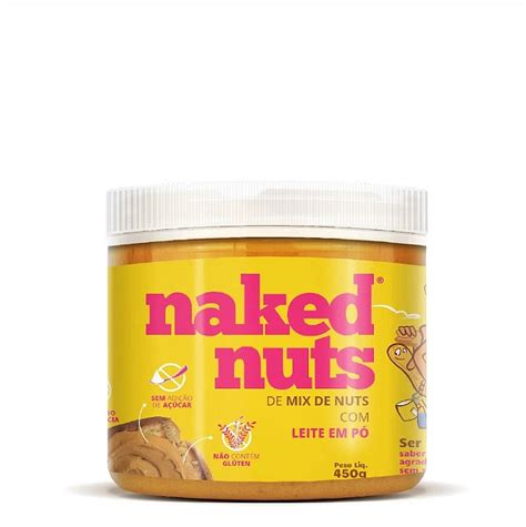 Pasta de Mix de Nuts sabor Leite em Pó 300G NAKED NUTS FitoNatureza
