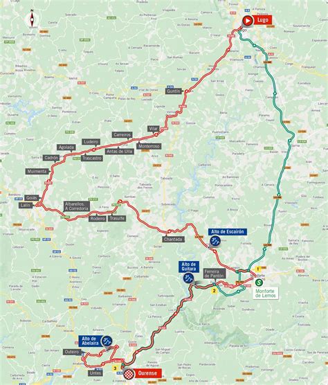 La Vuelta Alle Etappen Der Spanien Rundfahrt Mit Profil