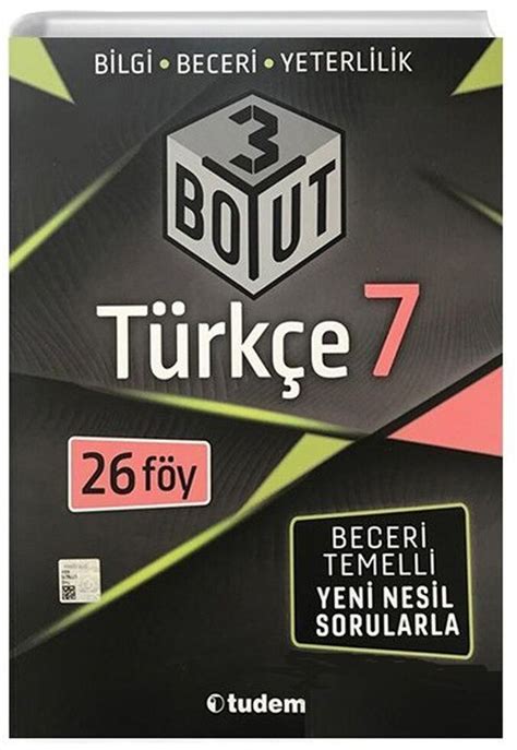 Tudem Yay Nlar S N F T Rk E Boyut Beceri Temelli Soru Bankas