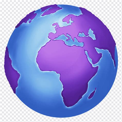 Purple World Globe