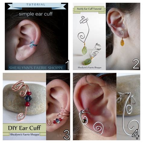 True Blue Me And You Diys For Creatives • Diy Wire Ear Cuffs From Basic