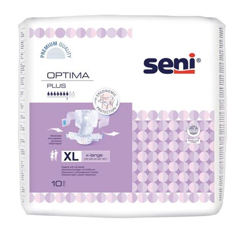 Seni Plus Optima XL 4 10szt Pieluchomajtki SENI TZMO Pieluchy