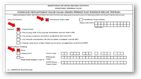 Cara Mengisi Formulir Npwp Online Contoh Pengisian Permohonan Porn Hot Sex Picture