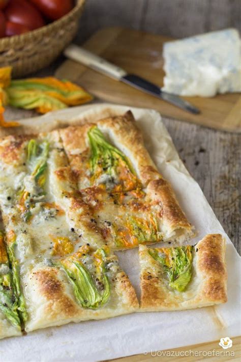 Torta Salata Con Fiori Di Zucca E Gorgonzola Ricetta Facile E Veloce