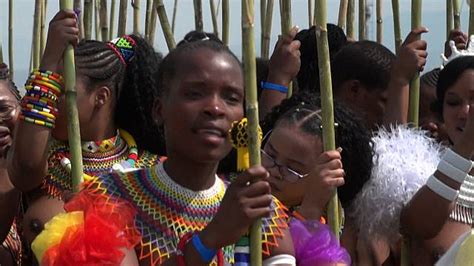 The Zulus Of South Africa Celebrate The Purity Of Young Women Africa