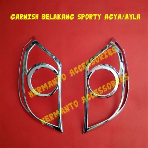 Jual Paket Garnish Belakang Dan Garnish Reflektor Agya Ayla Di Lapak