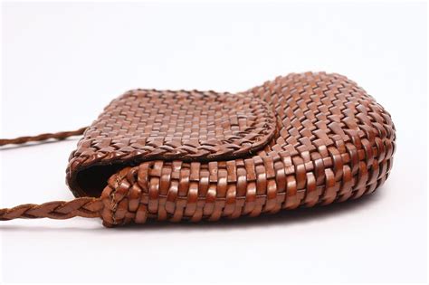 Vintage COLE HAAN Woven Leather Handbag at Rice and Beans Vintage