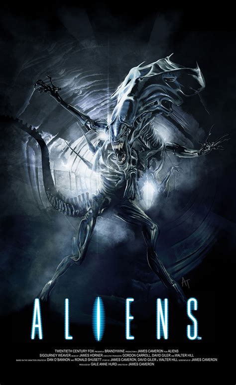 Aliens by Angel Trancon Arts - Home of the Alternative Movie Poster -AMP-