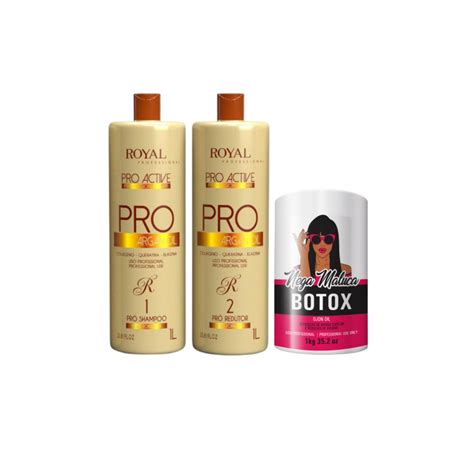 Kit Progressiva Pro Argan Royal Btxx Nega Maluca Ojon Oil Shopee Brasil