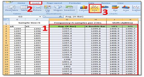 Control Chart Excel Template