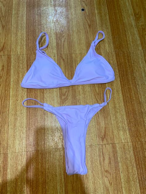Triangle Thong Bikini Swimsuit Women S Fashion Swimwear Bikinis Swimsuits On Carousell
