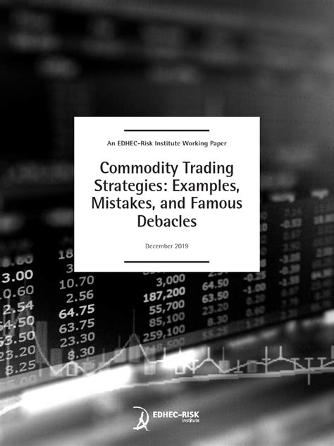 Commodity Trading Strategies Pdf Futures Contract Hedge Finance