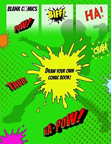 Blank Comics Draw Your Own Comic Book Create Your Own Cartoon Super