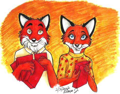 Mr. and Mrs. Fox by Stray-Sketches on DeviantArt