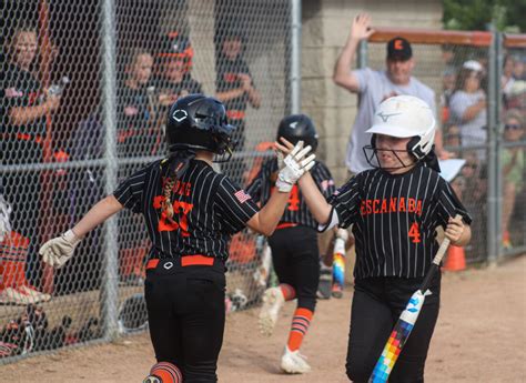 PHOTOS: Escanaba, Gladstone Minor LL Softball battle for District 10 ...