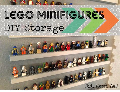 Jedi Craft Girl: DIY Lego Minifigure Storage Shelves Tutorial