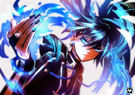 Blue Flame by E-X-P-I-E on deviantART | Black rock shooter, Black rock ...