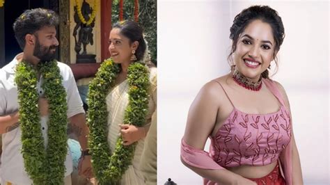 Actress Amrutha Nair Kaliveedu Serial Character Marriage Video Goes