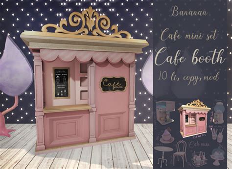 Second Life Marketplace - Cafe mini set - Cafe booth