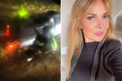 Lizzie Cundy Channels Her Inner Pamela Anderson As She Sizzles In Red Hot Swimsuit Daily Star