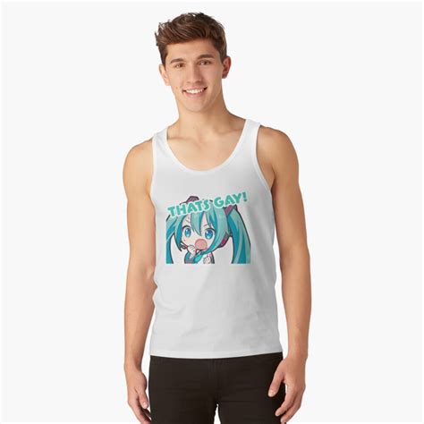 Hatsune Miku Says Thats Gay Sticker For Sale By Spaghetmeatball Redbubble