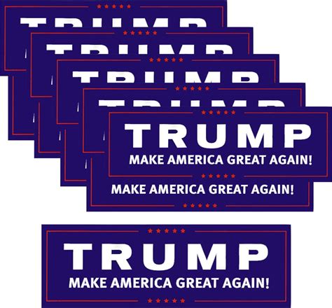 Amazon Ryohan Trump 2020 Sticker Make America Great Again Bumper