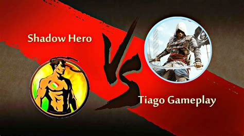 Shadow Fight Shadowhero Vs Tiago Gameplay Youtube