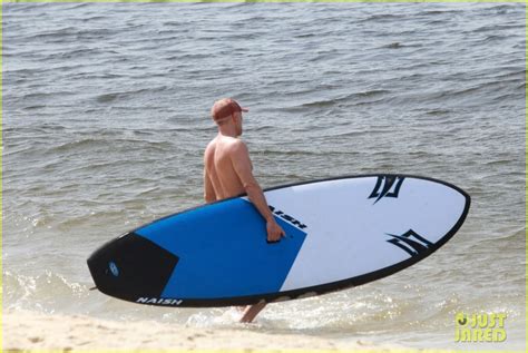 Vincent Cassel Goes Paddleboarding During Beach Day With Wife Tina