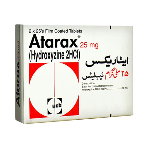 Atarax 25mg Tab Pack Size X 50 Khalid Pharmacy Online Pharmacy In Lahore Pakistan