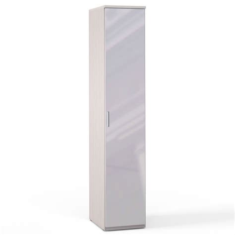 Rimini Ice - FU1-01.CG, Шкаф 1 дв. с зерк. - shatura