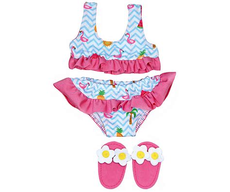 Bikini Flamingo para Muñecas Tutete