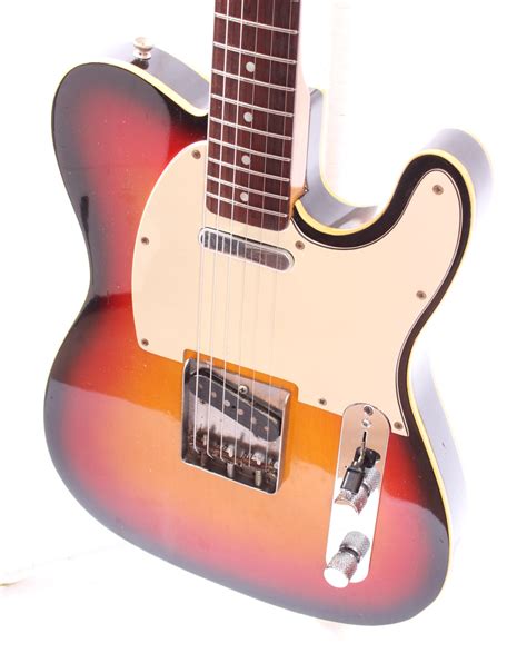 1980s Fender Custom Telecaster 64 Reissue Replica Sunburst Yeahmans Vintage And Used Guitars