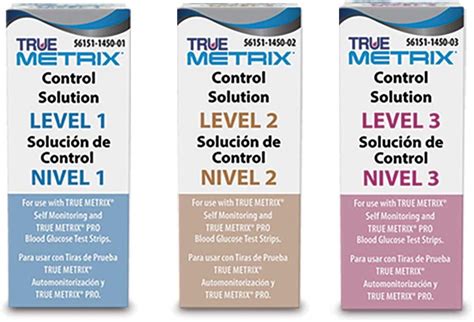 True Metrix Control Solution Bundle Trueplus Log Book Levels 1 2