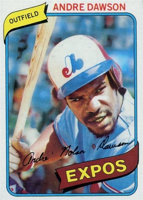 Andre Dawson Topps Base Price Guide Sports Card Investor