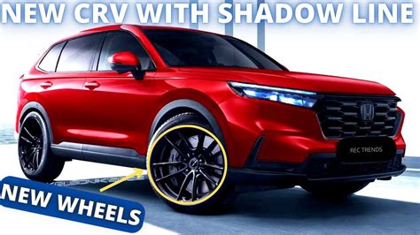 Awesome New 2023 Honda CR V With Shadow Line Lowered Suspension And