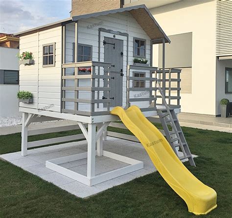 Детский игровой деревянный домик - Домики для детей Kastum