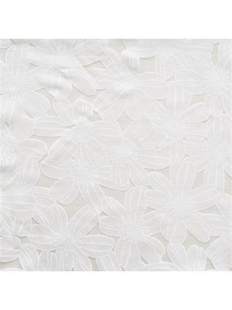 Тюль деворе Цветы белый (ш280см) купить в интернет-магазине недорого у ...