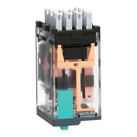 RXM4AB1BD - relevador de miniatura enchufable - Harmony RXM - 4 CA - 24 ...