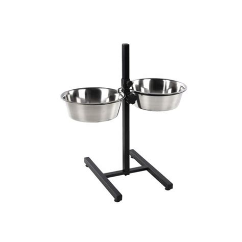 Стойка с мисками OTIS, высота 63,5 см, миски 2 шт./4 л, Flamingo ...