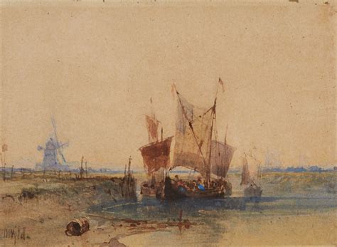 William Wyld Londres 1806 Paris 1889 Bord De Rivière Au