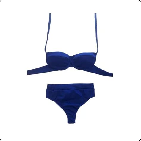 Biquin Hot Pants Bojo Canelado Moda Praia Cintura Alta Mercadolivre