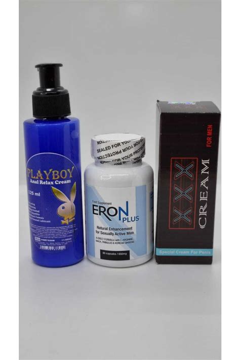 Playboy Anal Relax Krem 125 ml Eron Plus Penis Bakım Kremi 50 ml Müthiş Set Fiyatı Yorumları